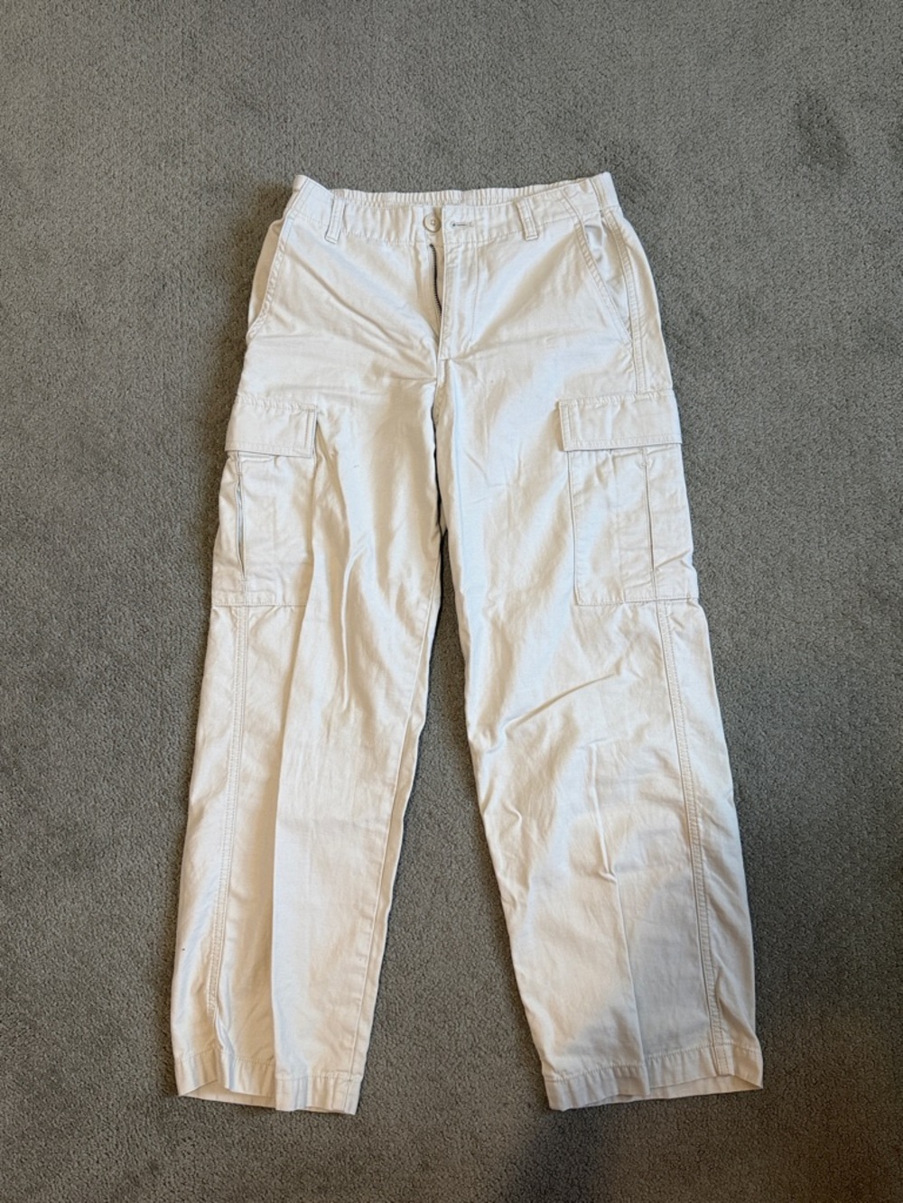Uniqlo Light Beige Cargo Pants